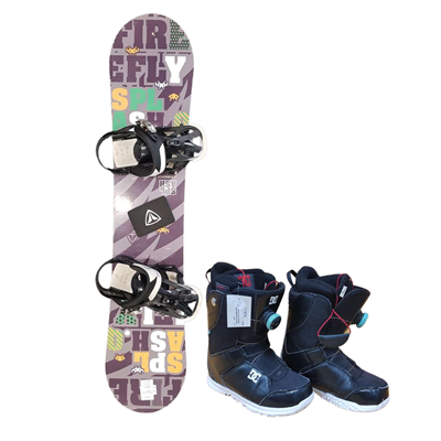 Bazárový snowboard Firefly splash + boty DC Search 